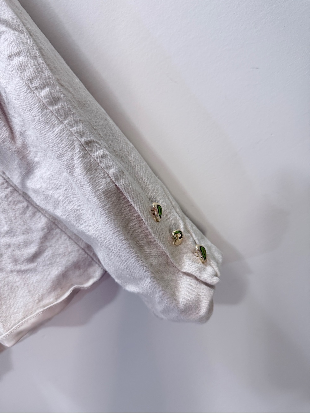 H&M Cream Peplum Button Blazer Size XS (21x15) - Picture 5 of 11